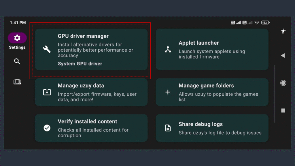 Access the GPU Driver Manager