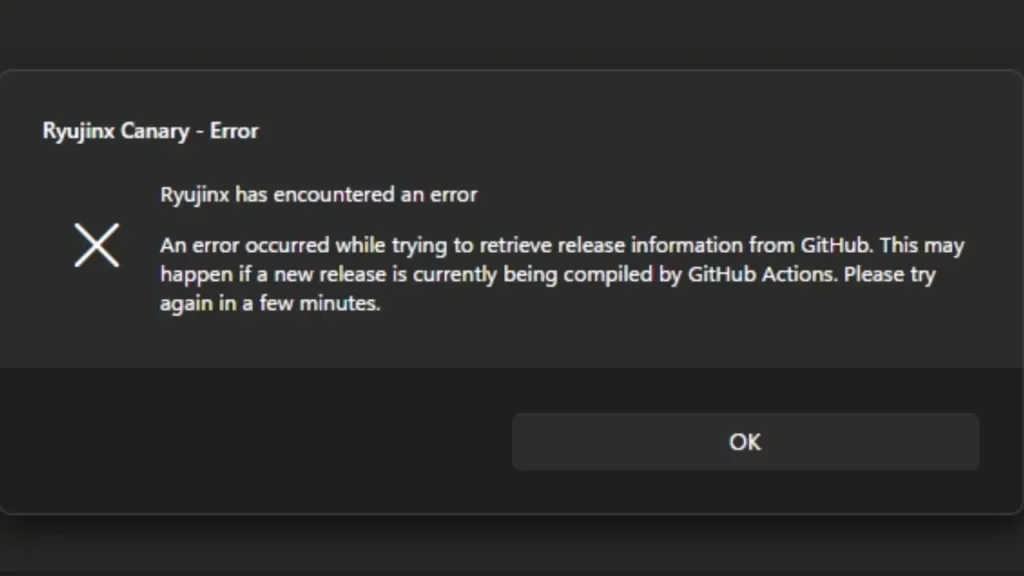 How to Fix “Ryujinx has encountered an error”