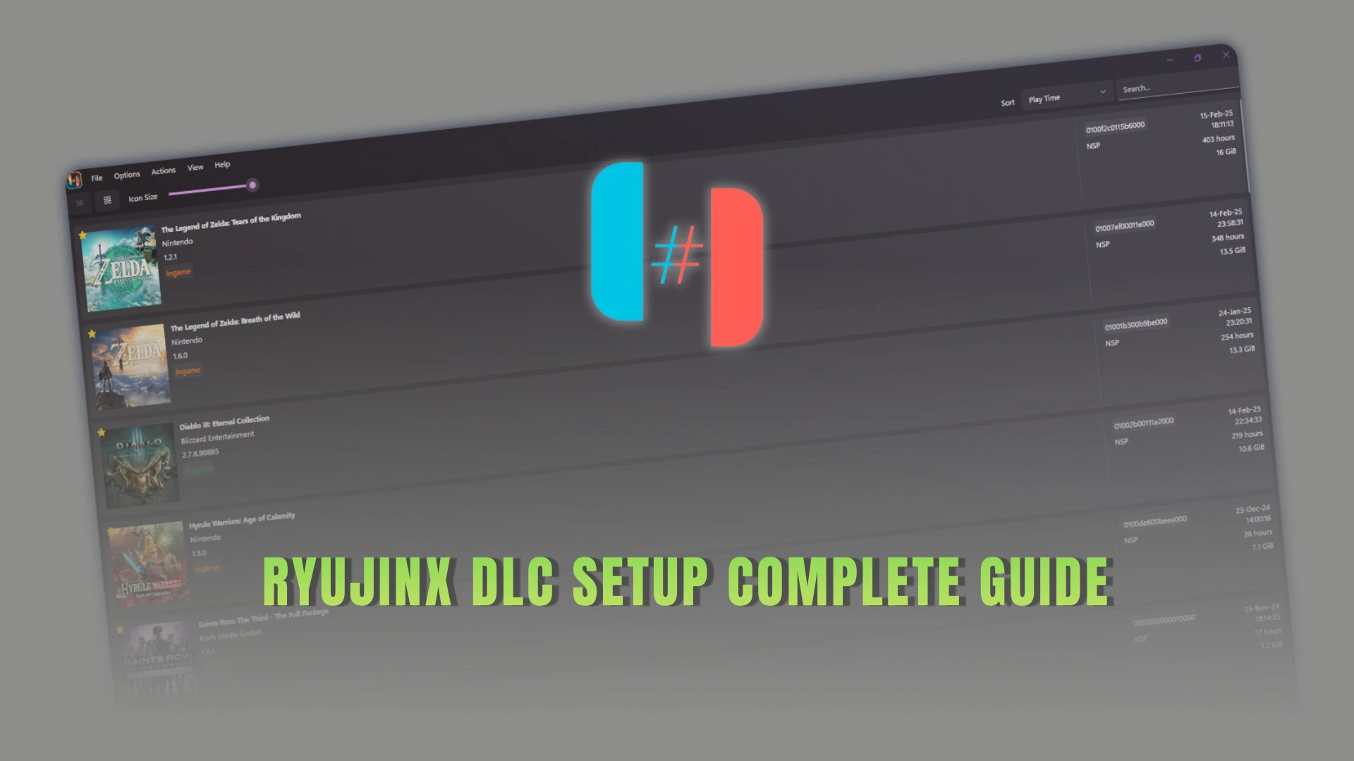 RYUJINX DLC SETUP COMPLETE GUIDE