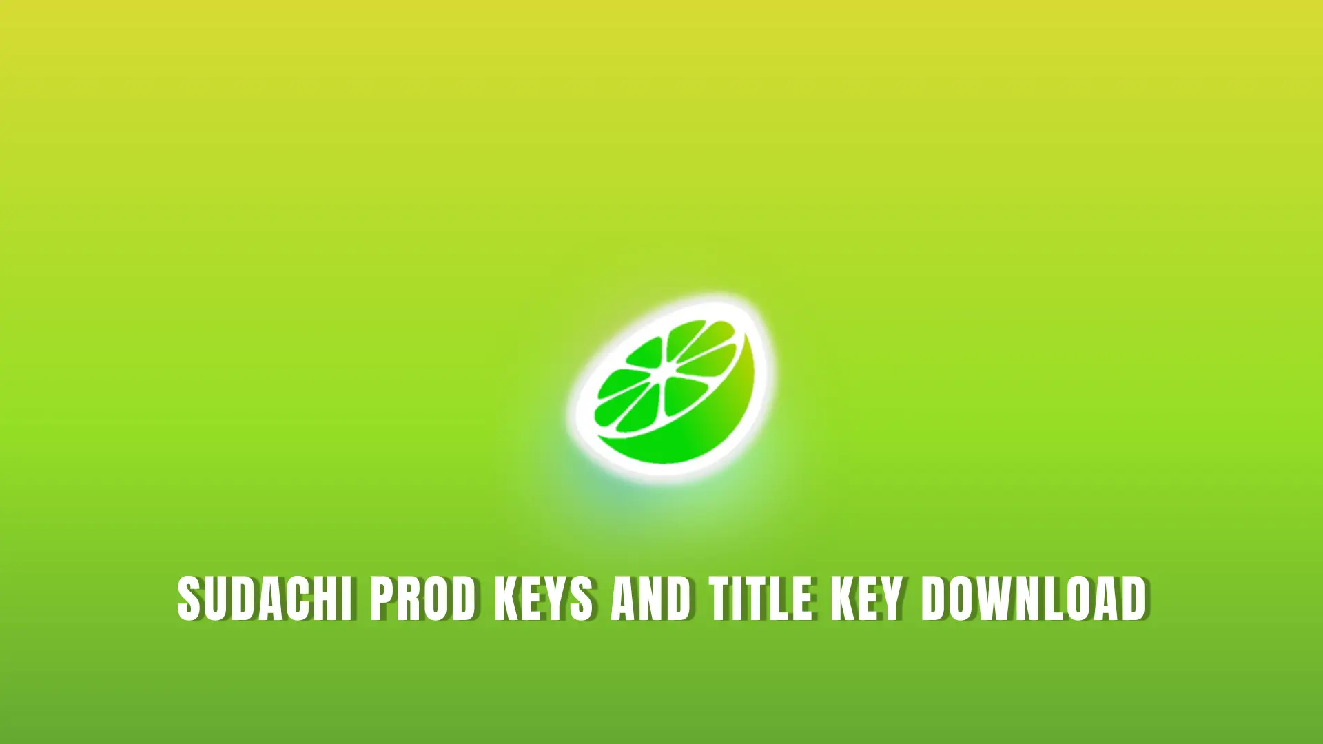 Sudachi Prod Keys and Title Key Download